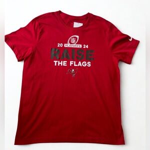 Nike x NFL Tampa Bay Buccaneers 2024 Playoffs T-Shirt Sz L